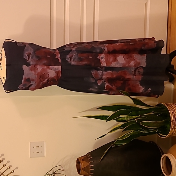 Neiman Marcus Lela Rose 🌹Midi Dress Target sz 12 - Picture 5 of 11